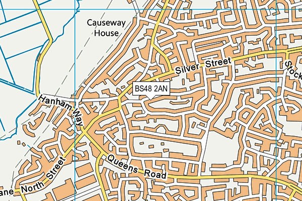 BS48 2AN map - OS VectorMap District (Ordnance Survey)