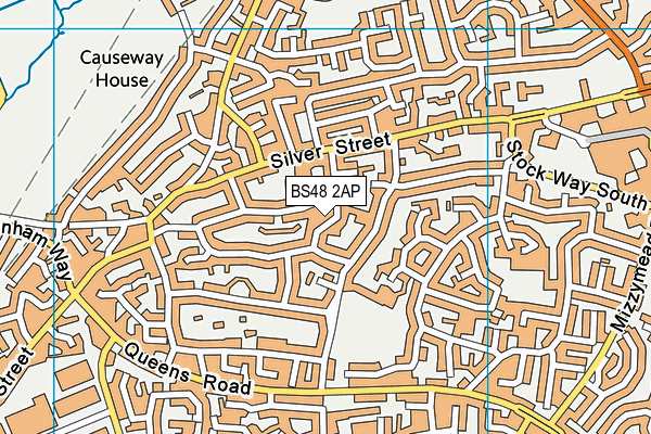 BS48 2AP map - OS VectorMap District (Ordnance Survey)