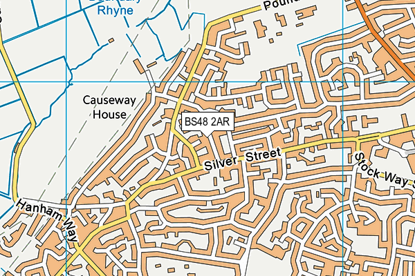 BS48 2AR map - OS VectorMap District (Ordnance Survey)