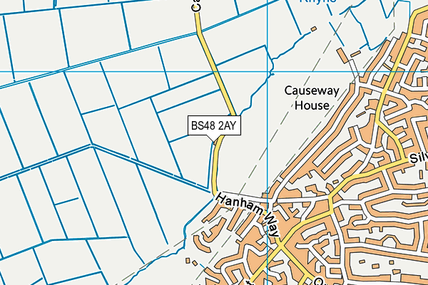 BS48 2AY map - OS VectorMap District (Ordnance Survey)