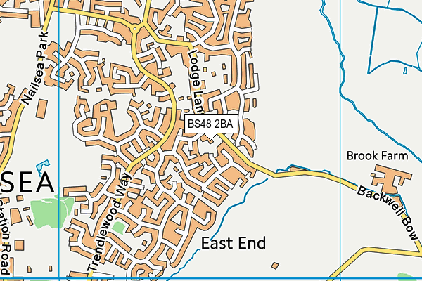 BS48 2BA map - OS VectorMap District (Ordnance Survey)