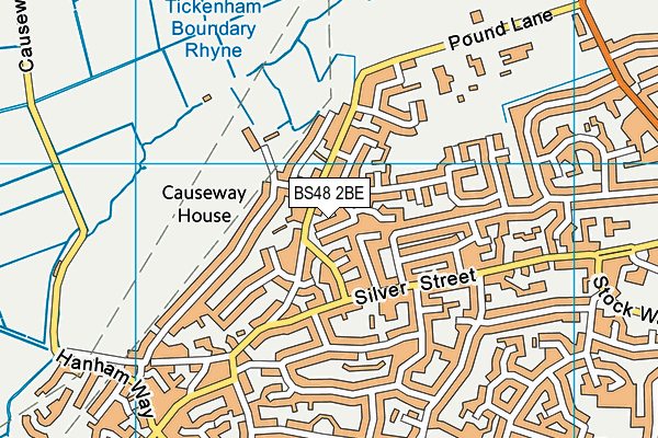 BS48 2BE map - OS VectorMap District (Ordnance Survey)