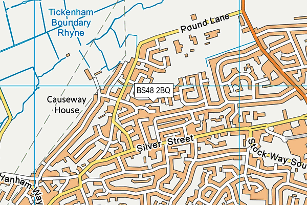BS48 2BQ map - OS VectorMap District (Ordnance Survey)