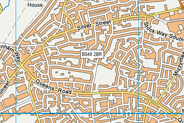 BS48 2BR map - OS VectorMap District (Ordnance Survey)