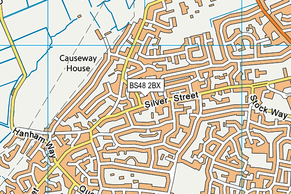 BS48 2BX map - OS VectorMap District (Ordnance Survey)