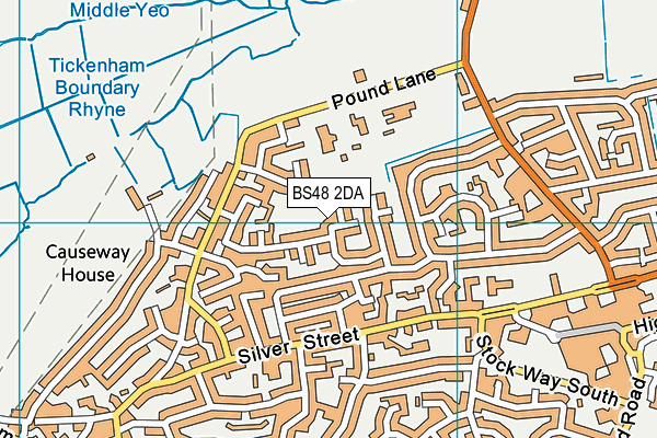 BS48 2DA map - OS VectorMap District (Ordnance Survey)