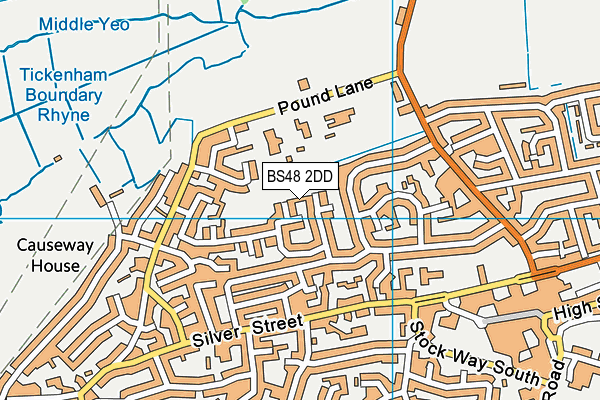 BS48 2DD map - OS VectorMap District (Ordnance Survey)