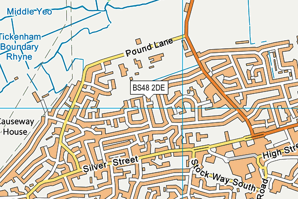 BS48 2DE map - OS VectorMap District (Ordnance Survey)