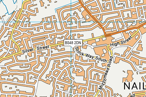 BS48 2DN map - OS VectorMap District (Ordnance Survey)