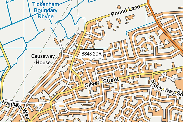 BS48 2DR map - OS VectorMap District (Ordnance Survey)
