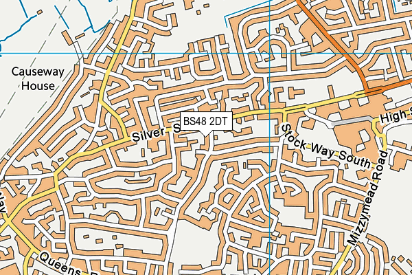 BS48 2DT map - OS VectorMap District (Ordnance Survey)