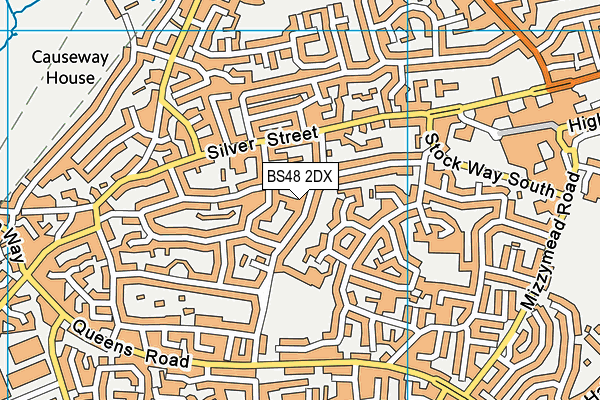 BS48 2DX map - OS VectorMap District (Ordnance Survey)