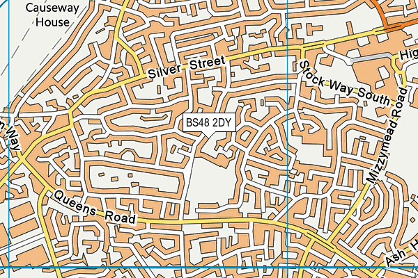 BS48 2DY map - OS VectorMap District (Ordnance Survey)