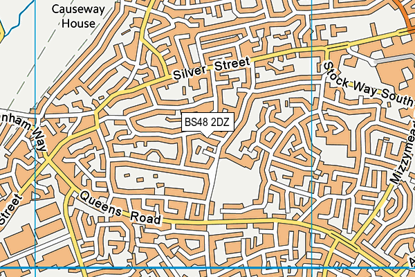 BS48 2DZ map - OS VectorMap District (Ordnance Survey)
