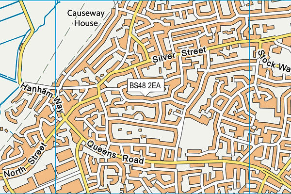BS48 2EA map - OS VectorMap District (Ordnance Survey)