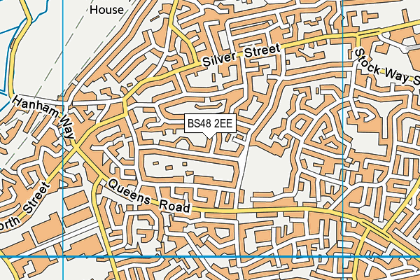 BS48 2EE map - OS VectorMap District (Ordnance Survey)