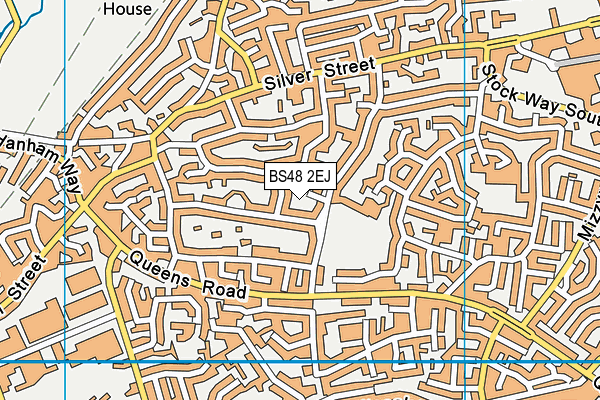 BS48 2EJ map - OS VectorMap District (Ordnance Survey)