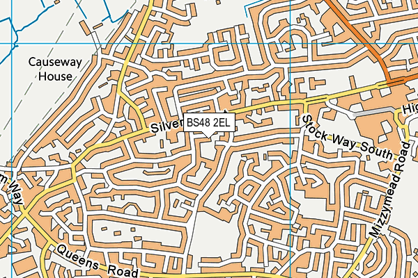 BS48 2EL map - OS VectorMap District (Ordnance Survey)