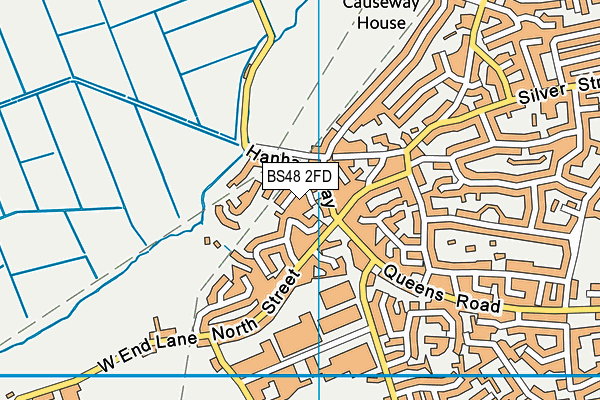 BS48 2FD map - OS VectorMap District (Ordnance Survey)
