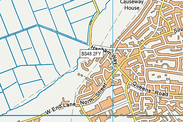 BS48 2FY map - OS VectorMap District (Ordnance Survey)