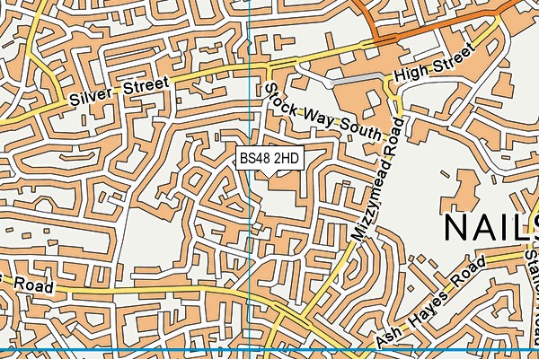 BS48 2HD map - OS VectorMap District (Ordnance Survey)
