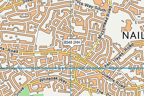 BS48 2HH map - OS VectorMap District (Ordnance Survey)