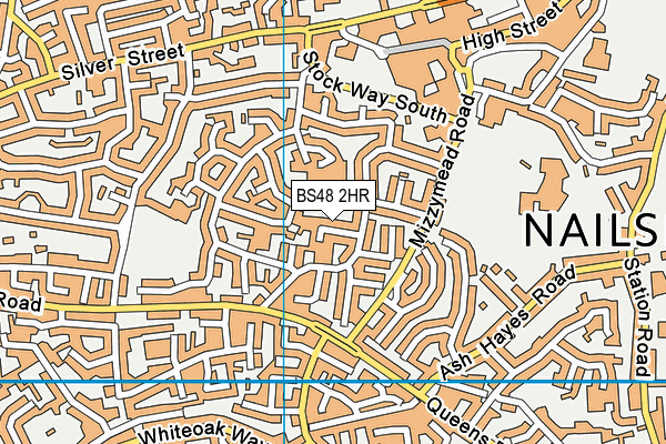 BS48 2HR map - OS VectorMap District (Ordnance Survey)