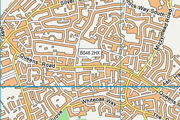 BS48 2HX map - OS VectorMap District (Ordnance Survey)