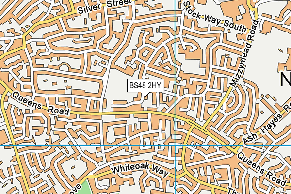 BS48 2HY map - OS VectorMap District (Ordnance Survey)
