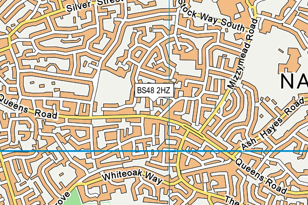 BS48 2HZ map - OS VectorMap District (Ordnance Survey)