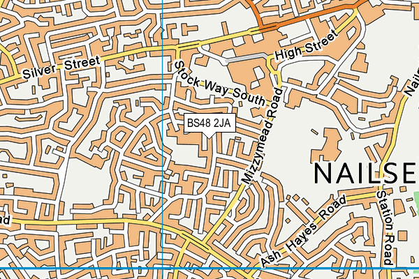BS48 2JA map - OS VectorMap District (Ordnance Survey)
