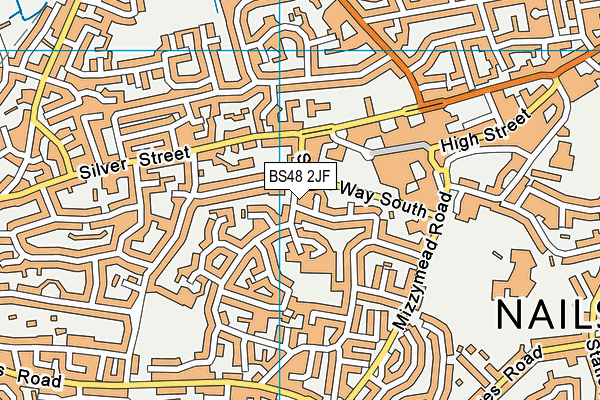 BS48 2JF map - OS VectorMap District (Ordnance Survey)