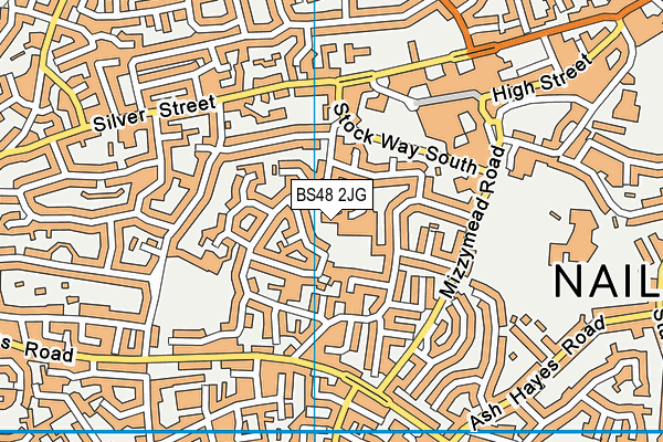 BS48 2JG map - OS VectorMap District (Ordnance Survey)