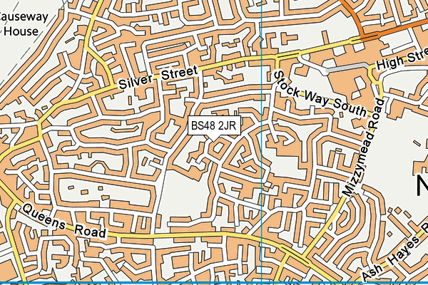 BS48 2JR map - OS VectorMap District (Ordnance Survey)