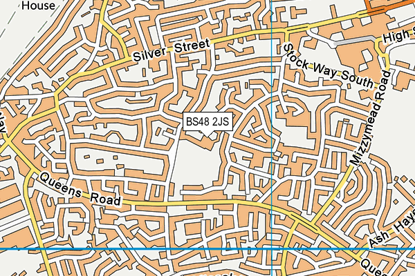 BS48 2JS map - OS VectorMap District (Ordnance Survey)