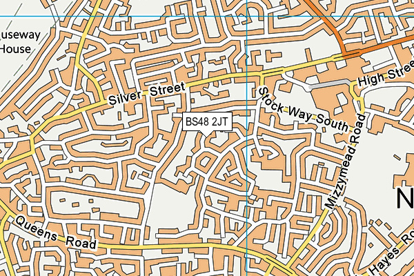 BS48 2JT map - OS VectorMap District (Ordnance Survey)