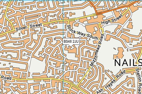 BS48 2JU map - OS VectorMap District (Ordnance Survey)