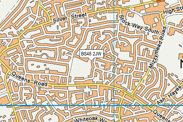 BS48 2JW map - OS VectorMap District (Ordnance Survey)