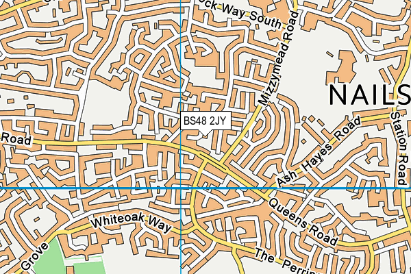 BS48 2JY map - OS VectorMap District (Ordnance Survey)
