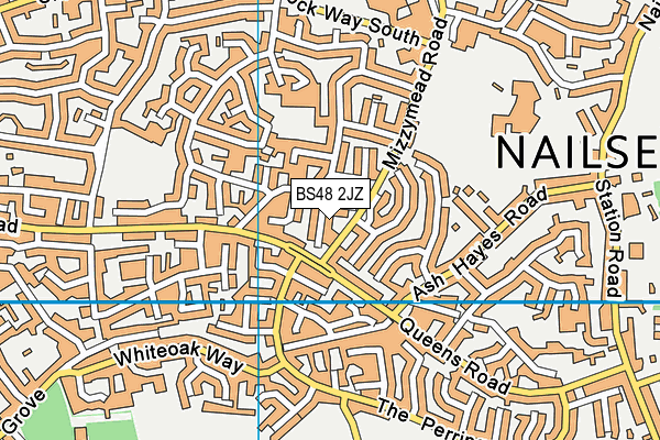 BS48 2JZ map - OS VectorMap District (Ordnance Survey)