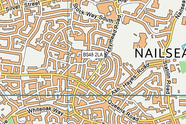 BS48 2LA map - OS VectorMap District (Ordnance Survey)