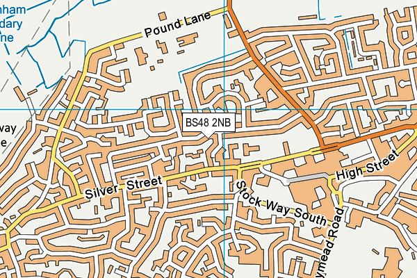 BS48 2NB map - OS VectorMap District (Ordnance Survey)