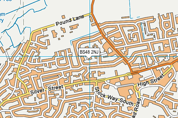 BS48 2NJ map - OS VectorMap District (Ordnance Survey)