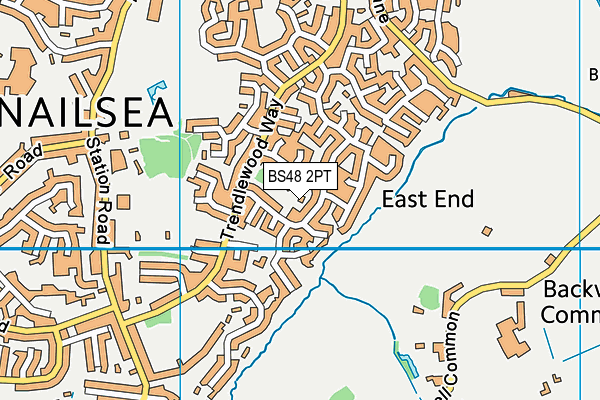 BS48 2PT map - OS VectorMap District (Ordnance Survey)