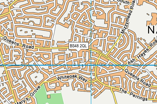 BS48 2QL map - OS VectorMap District (Ordnance Survey)