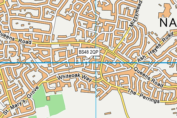 BS48 2QP map - OS VectorMap District (Ordnance Survey)