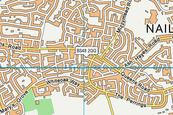 BS48 2QQ map - OS VectorMap District (Ordnance Survey)