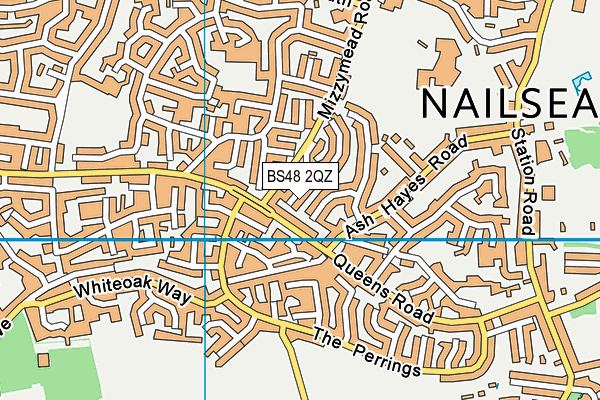 BS48 2QZ map - OS VectorMap District (Ordnance Survey)