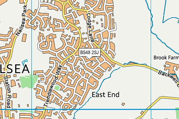 BS48 2SJ map - OS VectorMap District (Ordnance Survey)
