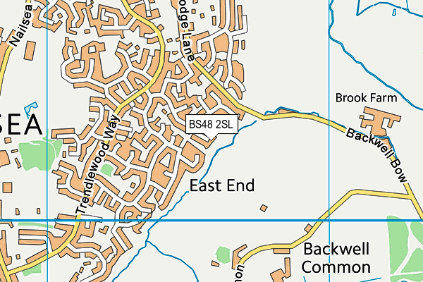 BS48 2SL map - OS VectorMap District (Ordnance Survey)